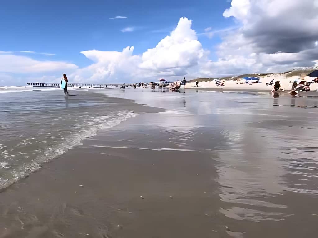 Sunset Dog Beach in North Carolina