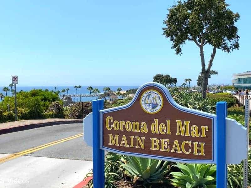 Corona Del Mar Beach, California USA
