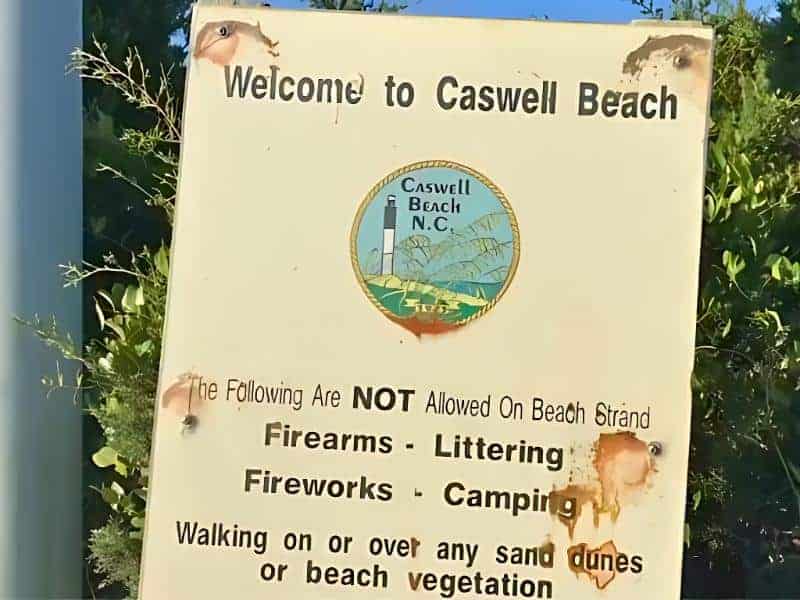 Caswell Beach Rules